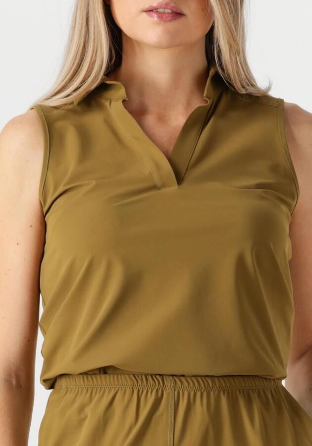 PENN & INK Dames Tops & T-shirts Top Olijf