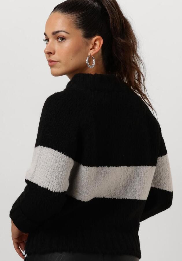 PENN & INK Dames Truien & Vesten 225 Jumper Stripe Zwart - Foto 3
