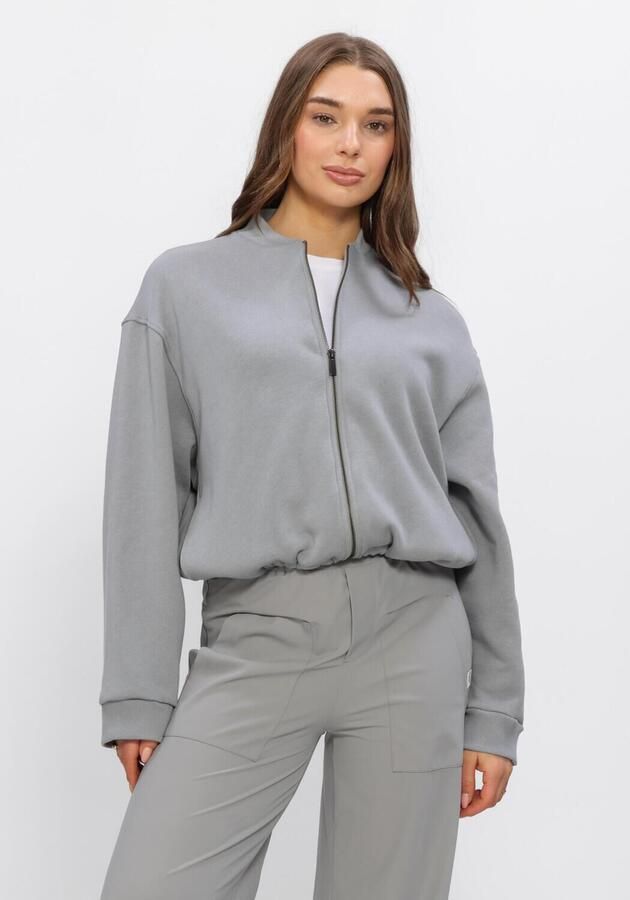 PENN & INK Dames Truien & Vesten Cardigan Print Lichtgrijs