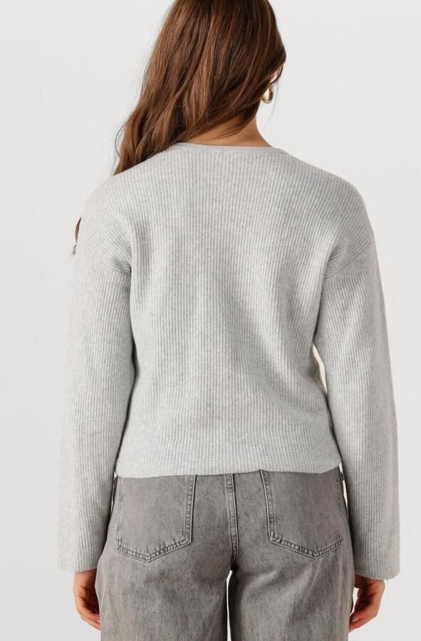 PENN & INK Dames Truien & Vesten Cardigan W25b345 Lichtgrijs - Foto 3
