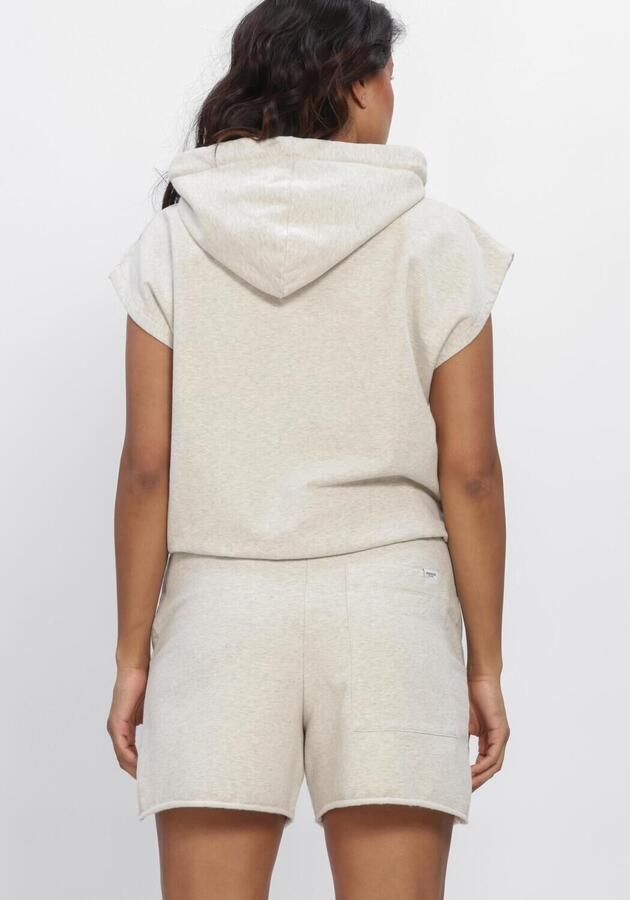 PENN & INK Dames Truien & Vesten Hoodie Print Ecru - Foto 2