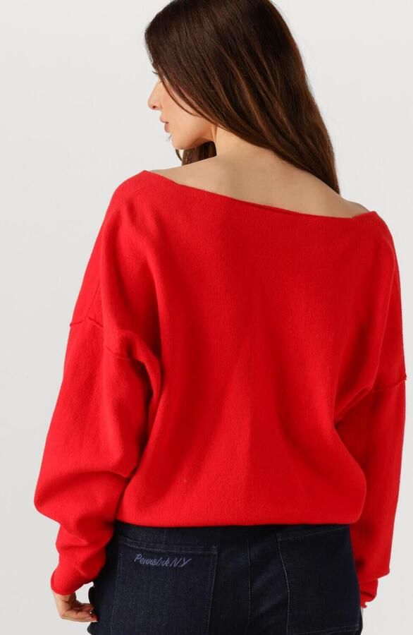 PENN & INK Dames Truien & Vesten Jumper W25b344 Rood - Foto 3