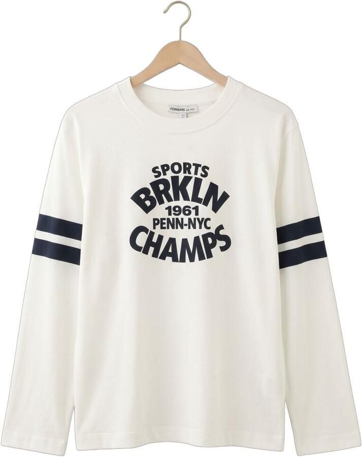 PENN & INK Dames Truien & Vesten Longsleeve Print Wit - Foto 2