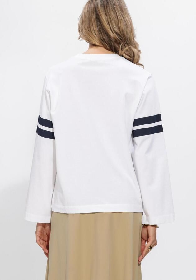 PENN & INK Dames Truien & Vesten Longsleeve Print Wit - Foto 3