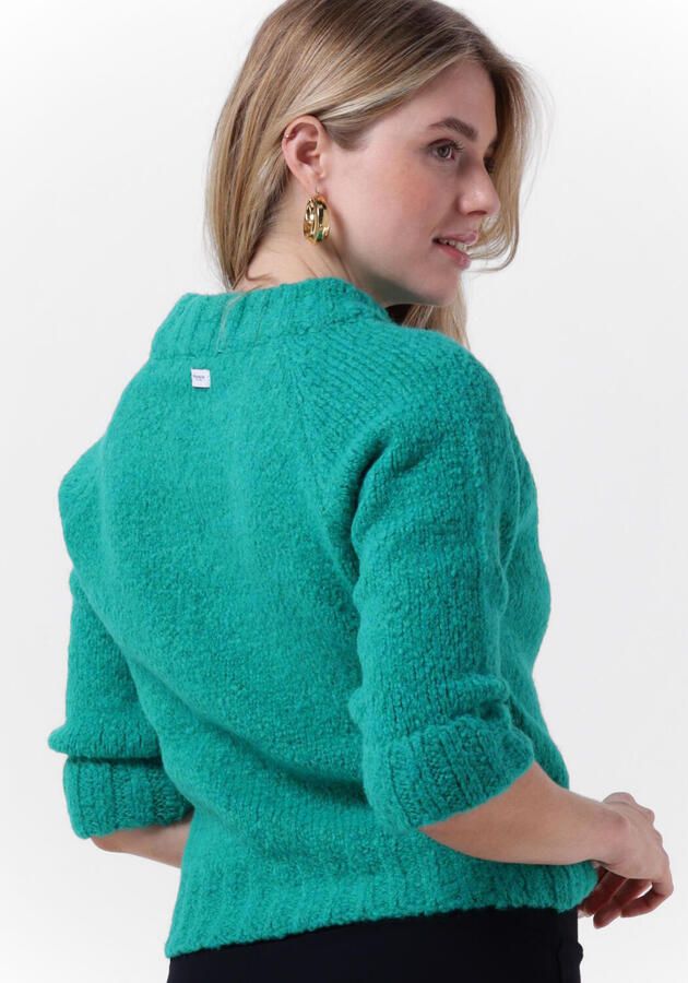 PENN & INK Dames Truien & Vesten Pullover 3 4 Groen - Foto 2