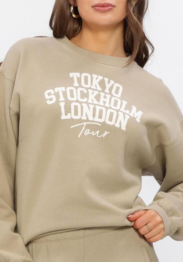 PENN & INK Dames Truien & Vesten Sweater Print Beige - Foto 3