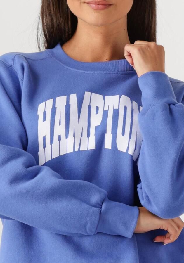 Penn&Ink N.Y Sweater Print Stijlvolle Sweater Blue Dames