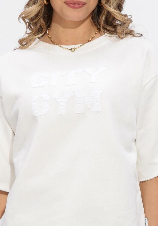PENN & INK Dames Truien & Vesten Sweater Print Gebroken Wit - Foto 4
