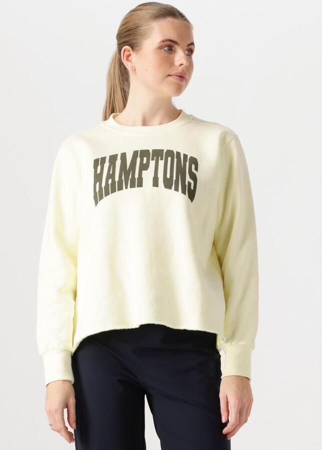 PENN & INK Dames Truien & Vesten Sweater Print Geel - Foto 4