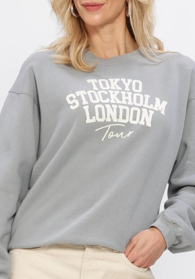 PENN & INK Dames Truien & Vesten Sweater Print Grijs - Foto 3