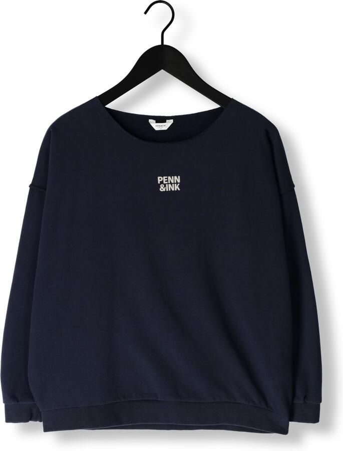 PENN & INK Dames Truien & Vesten Sweater W25f1703 Blauw - Foto 3