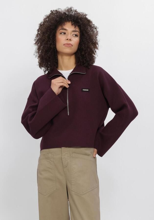 PENN & INK Dames Truien & Vesten W26b420 Bordeaux