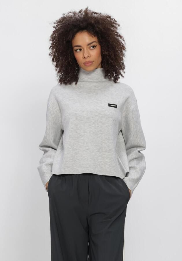 PENN & INK Dames Truien & Vesten W26b421 Lichtgrijs