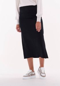Penn & Ink Zwarte Midirok Skirt