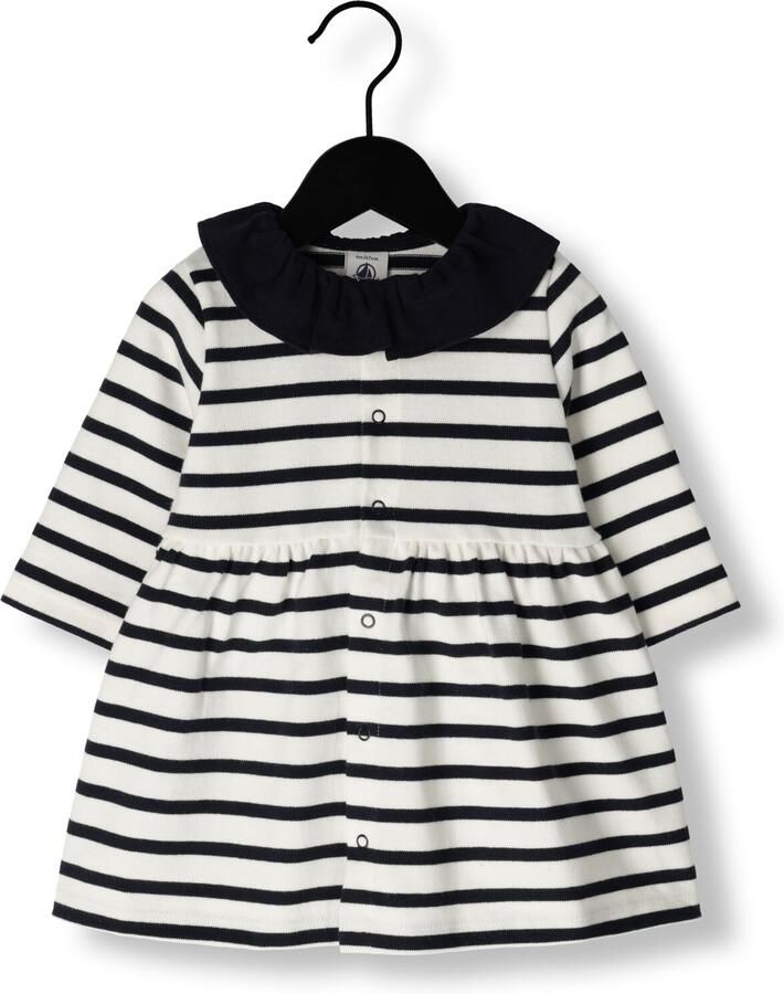 PETIT BATEAU Baby Jurken Robe Ml Wit - Foto 2