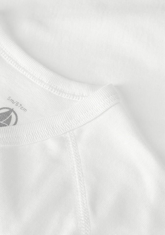 PETIT BATEAU Baby Rompers 2 Bodies Naiss Ml Wit