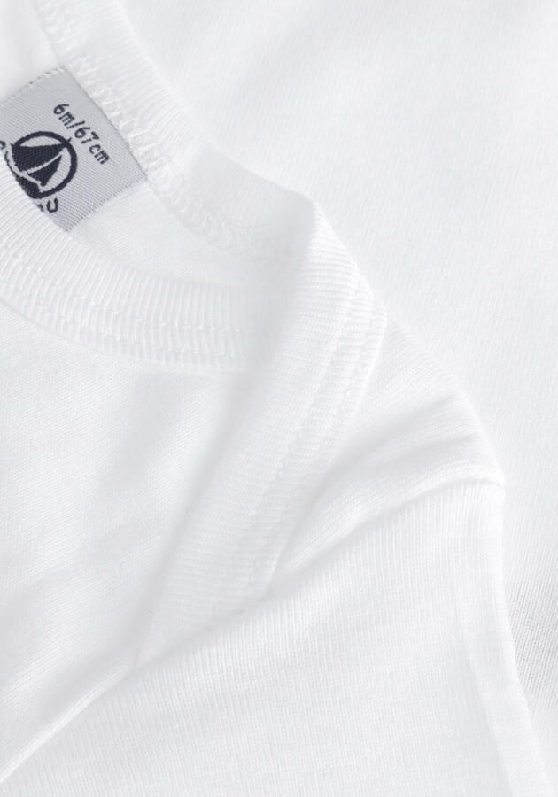 PETIT BATEAU Baby Rompers 2 Bodies Naiss Ml Wit