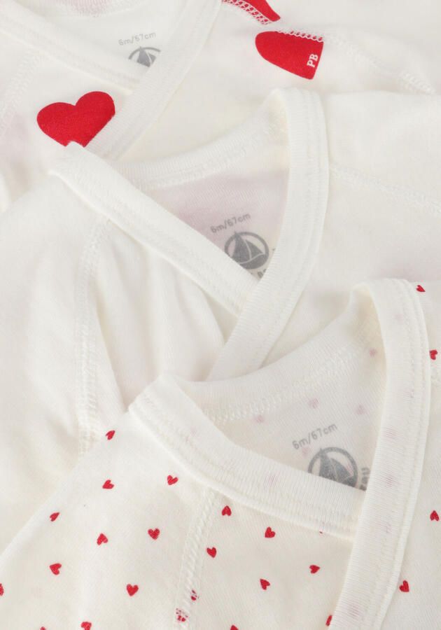 PETIT BATEAU Baby Rompers 3 Bodies Naiss Mc Wit