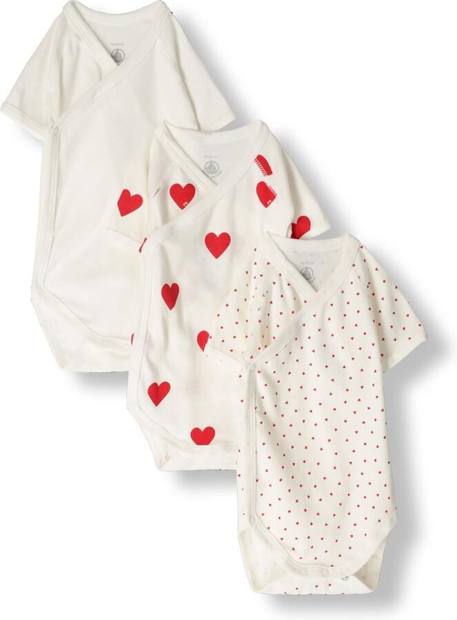 PETIT BATEAU Baby Rompers 3 Bodies Naiss Mc Wit