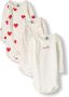 PETIT BATEAU Baby Rompers 3 Bodies Us Ml Wit - Thumbnail 1