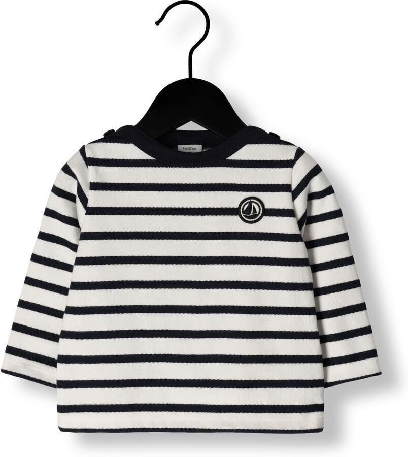 PETIT BATEAU Baby Tops & T-shirts Mariniere Blauw - Foto 2