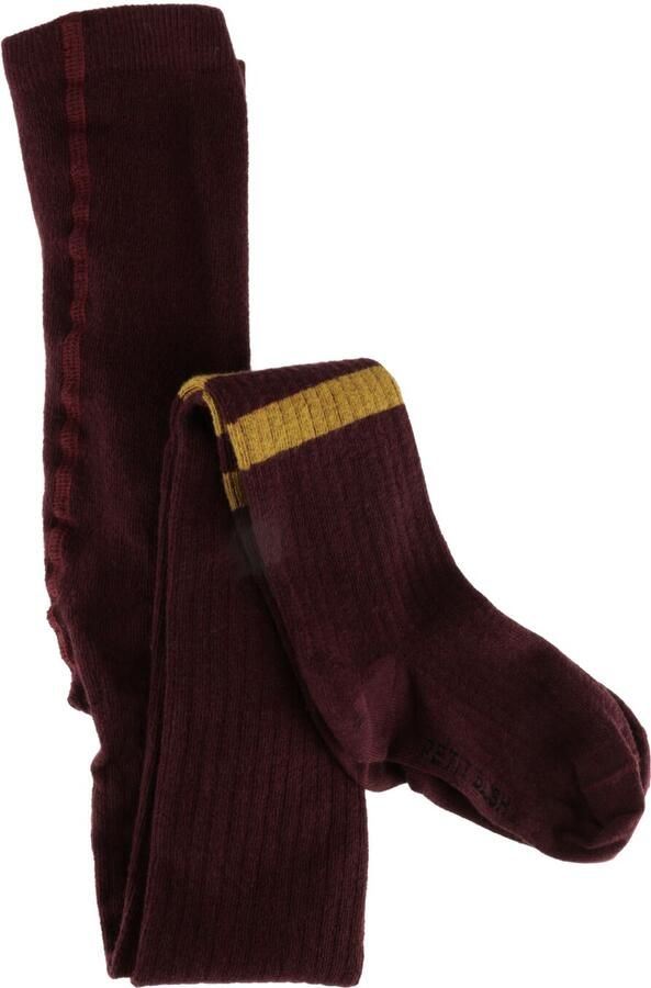 PETIT BLUSH Meisjes Beenmode Tight Stripes Bordeaux-10y