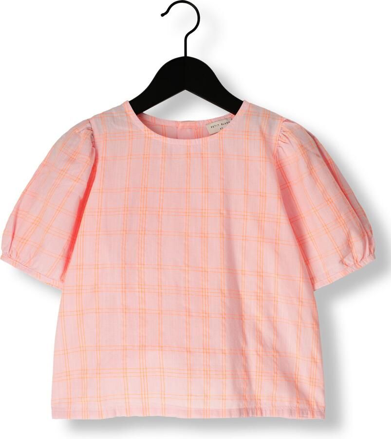 PETIT BLUSH Meisjes Blouses Puff Sleeve Blouse Lichtroze - Foto 3