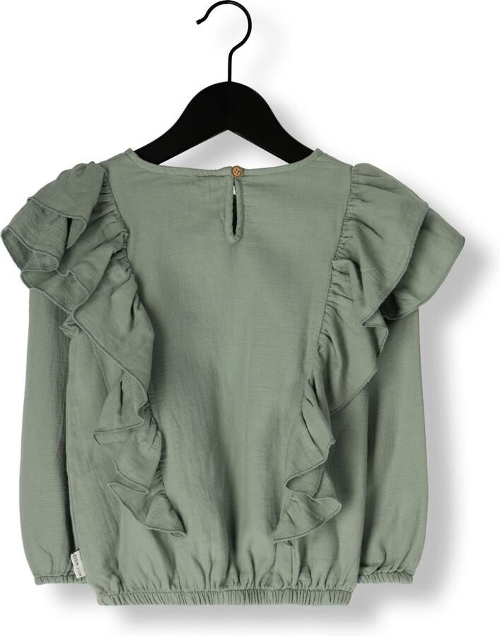 PETIT BLUSH Meisjes Blouses Ruffle Blouse Groen - Foto 2