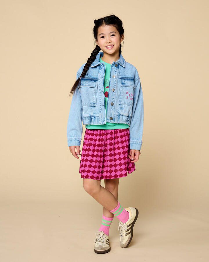 PETIT BLUSH Meisjes Jassen Denim Jacket Lichtblauw - Foto 2
