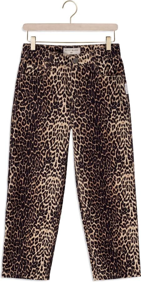 PETIT BLUSH Meisjes Jeans Ballon Fit Jeans Bruin