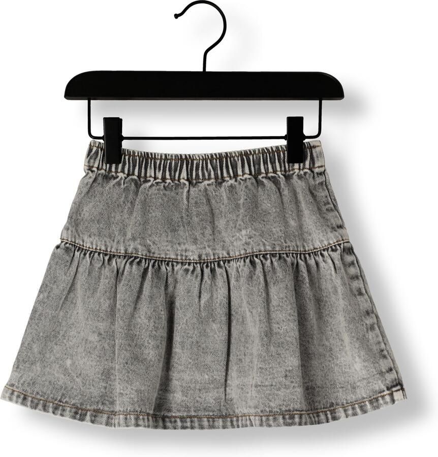 PETIT BLUSH Meisjes Rokken Jeans Ruffle Skirt Grijs - Foto 2