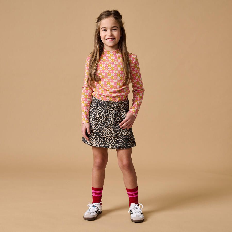 PETIT BLUSH Meisjes Tops & T-shirts Rib Turtle Neck Multi