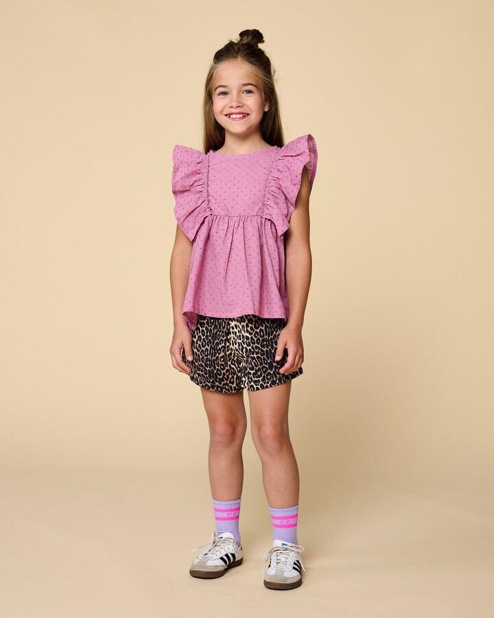 PETIT BLUSH Meisjes Tops & T-shirts Ruffle Blouse Roze - Foto 2
