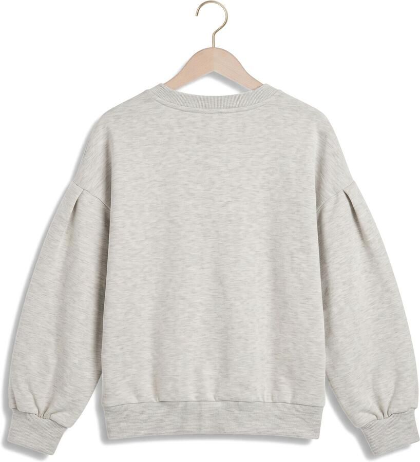 PETIT BLUSH Meisjes Truien & Vesten Easy Sweater Pb Logo Lichtgrijs - Foto 2