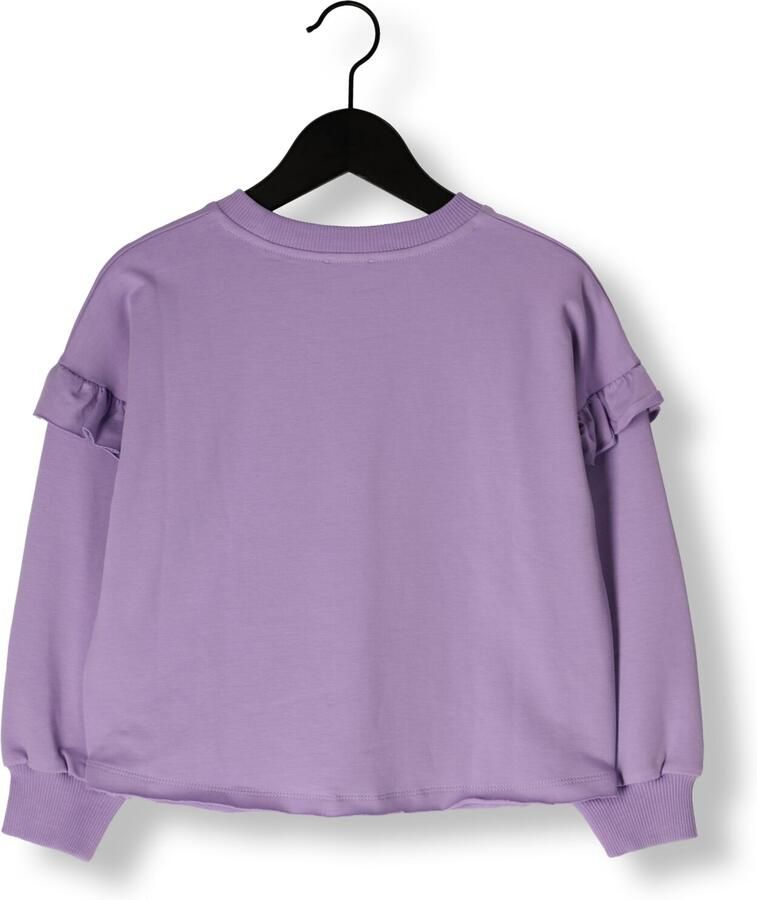 PETIT BLUSH Meisjes Truien & Vesten June Ruffle Sweater Paars - Foto 2