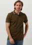 Peuterey Short-sleeved polo shirt in stretch cotton. Wit Heren - Thumbnail 1