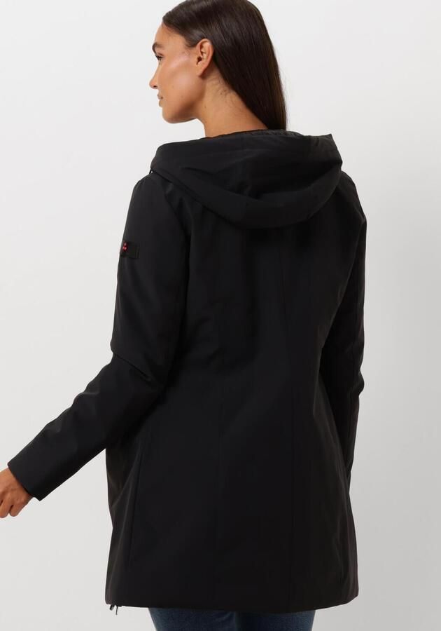 Peuterey Zwarte Gevoerde Isolatiejas Black Dames