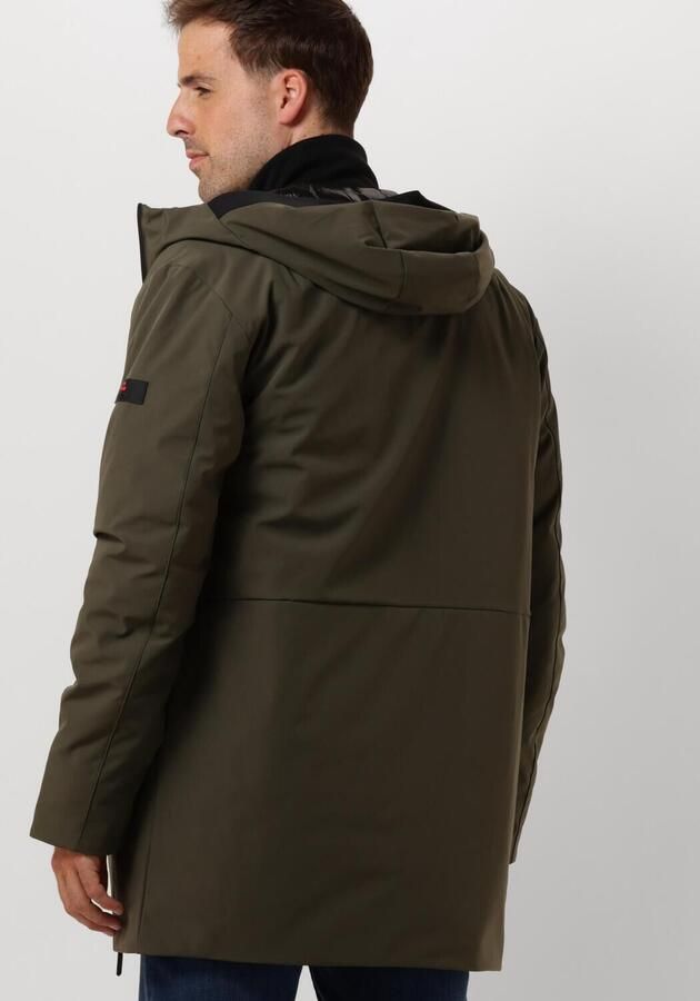 Peuterey Groene sweatshirt met ritssluiting voor heren Groen Heren - Foto 2