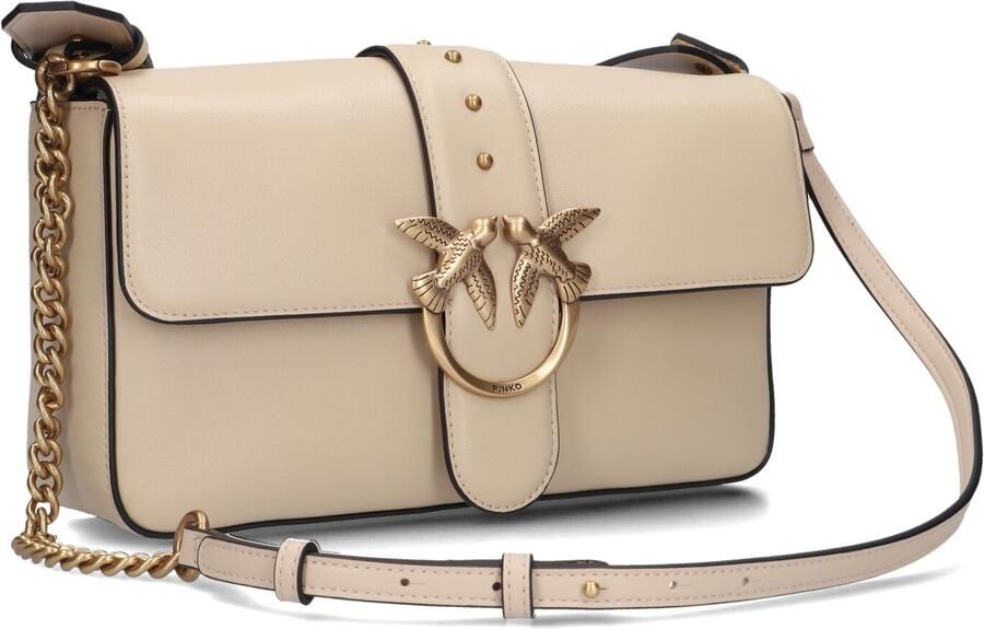 PINKO Dames Schoudertassen Love One Classic Slouchy Beige - Foto 2