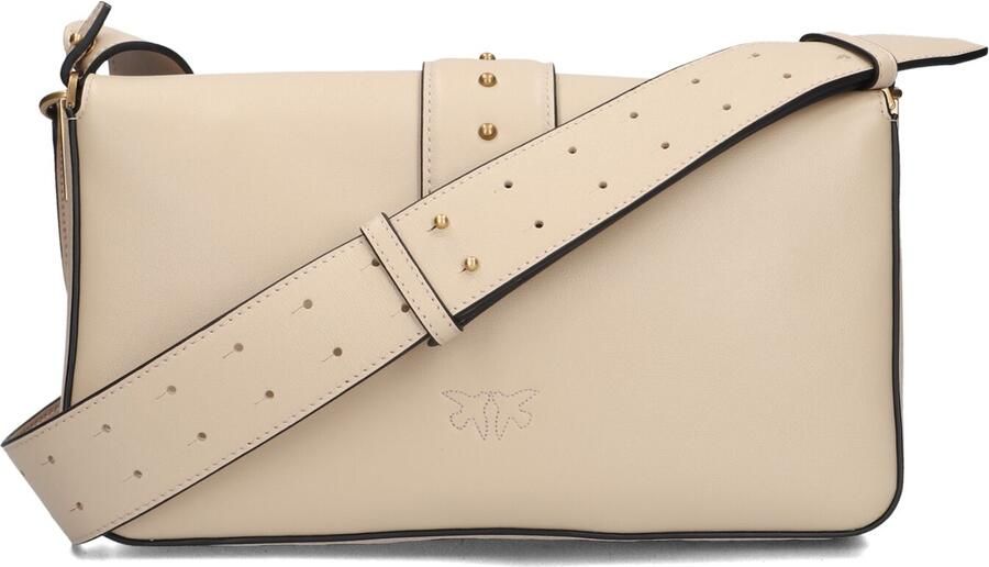 PINKO Dames Schoudertassen Love One Classic Slouchy Beige - Foto 4