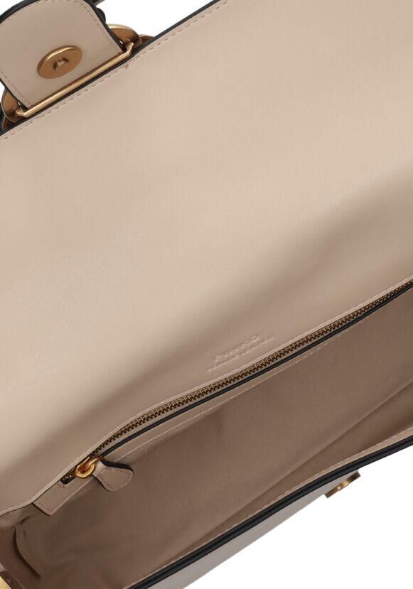 PINKO Dames Schoudertassen Love One Classic Slouchy Beige - Foto 3