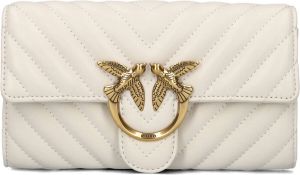 Pinko Witte Handtas Love One Wallet C