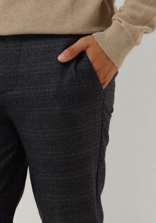 Plain Units Donkerblauw geruit Mix en Match Broek Blauw Heren - Foto 2