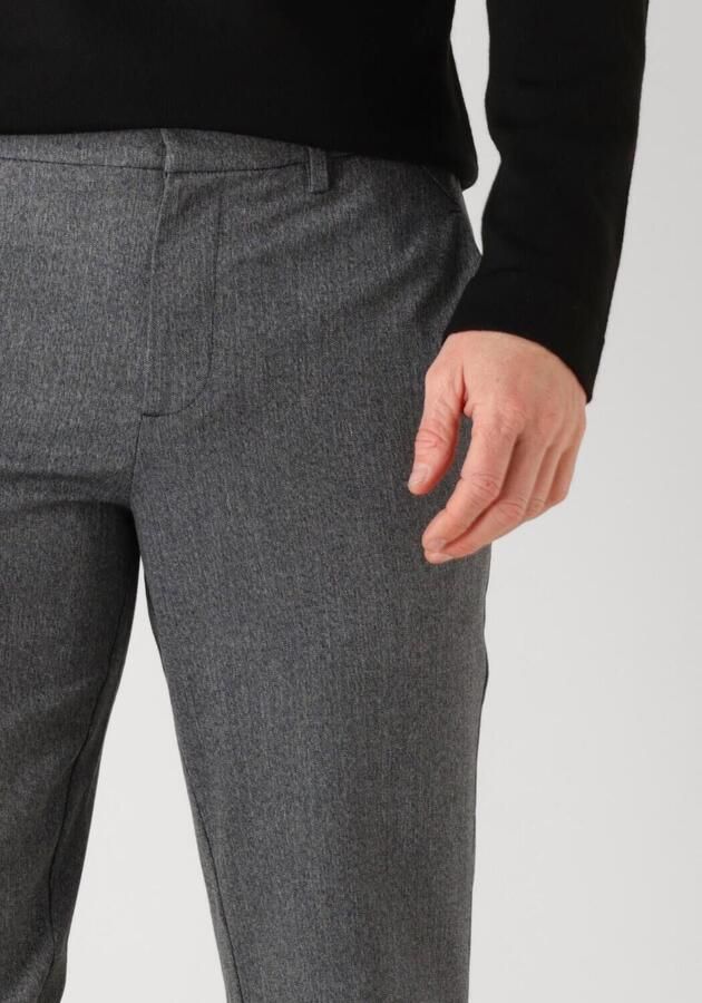Plain Units Grijze Slim Fit Pantalon Gray Heren - Foto 2