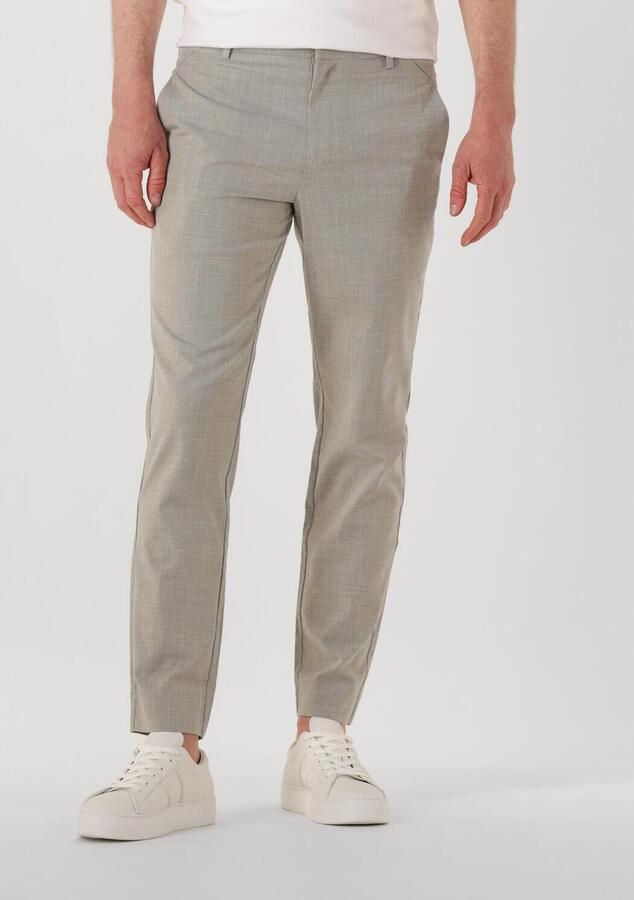 PLAIN Heren Broeken Josh Pl Lichtgrijs - Foto 4