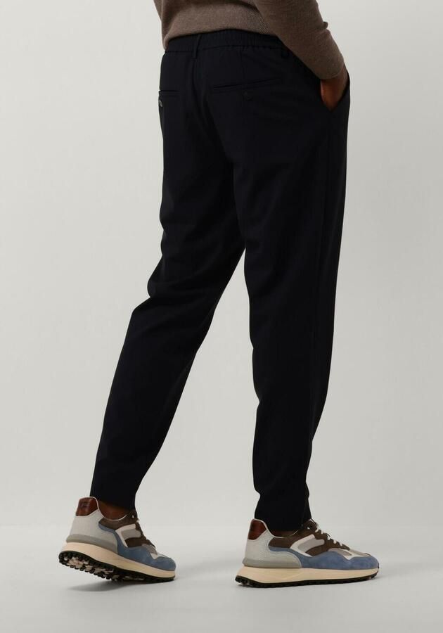 Plain Units Klassieke Chino Theo Navy Blue Heren