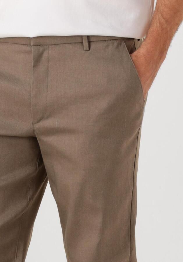 PLAIN Heren Broeken Theo Pl Linen Khaki - Foto 2