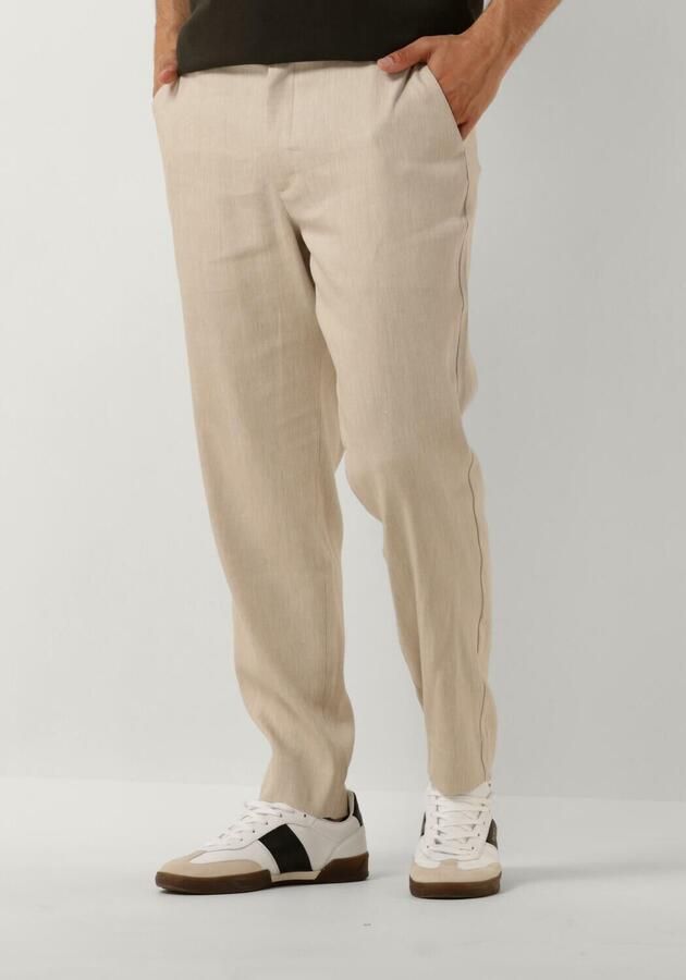 PLAIN Heren Broeken Theo Pl Linen Zand - Foto 4