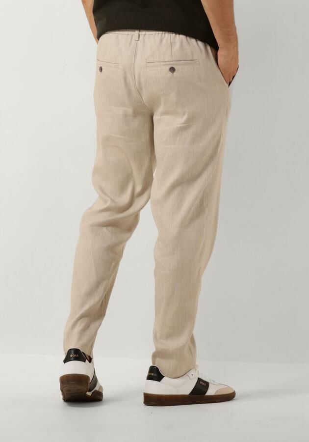 PLAIN Heren Broeken Theo Pl Linen Zand