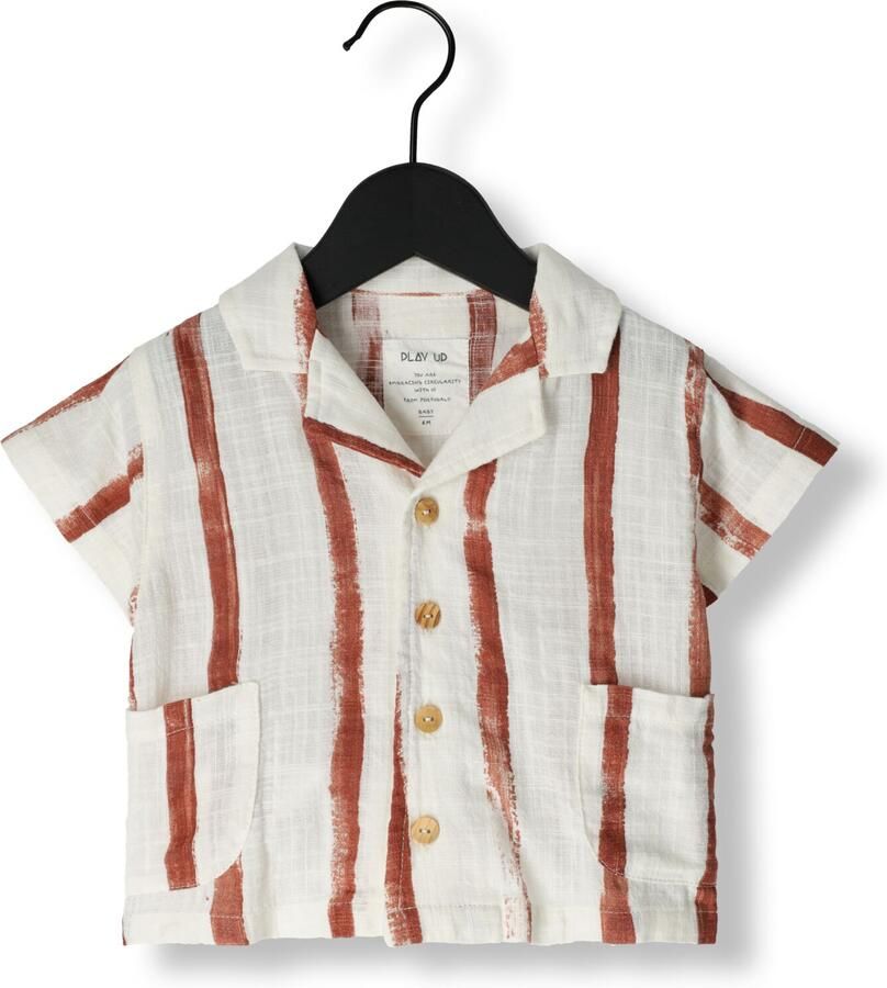 PLAY UP Baby Tops & T-shirts Printed Woven Shirt Bruin - Foto 2